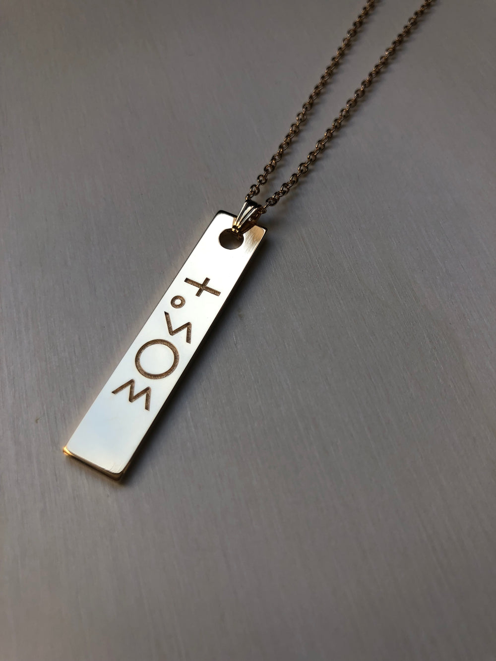 Médaille gravée Amour